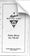 1914 4-48 Packard Salesmen Facts Book Image